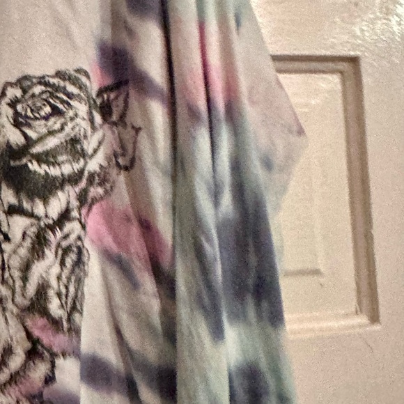 Free People Multicolor Tie-Dye Floral Top - Picture 2 of 4